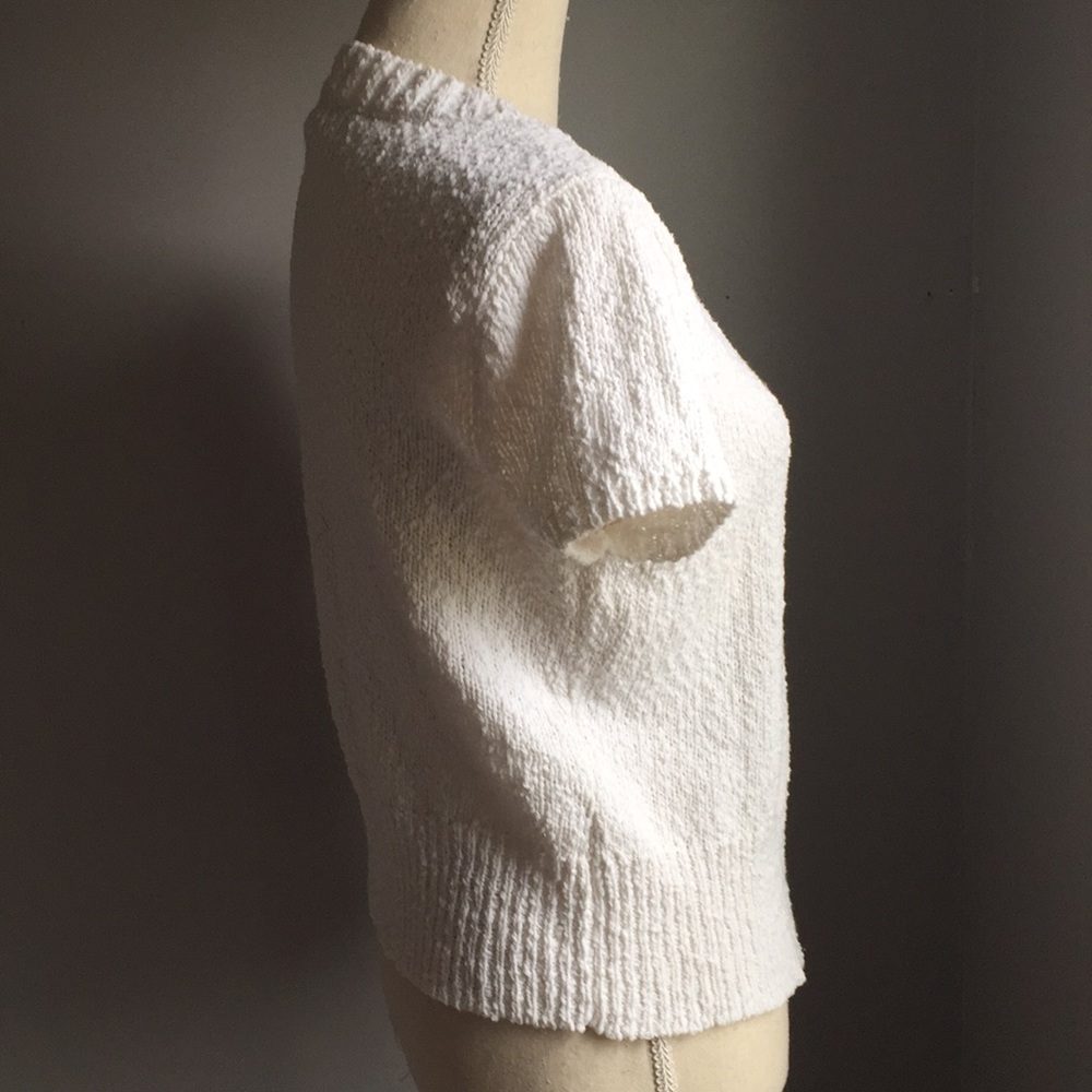 Cotton blend off-white shrug - Picture 2 of 4